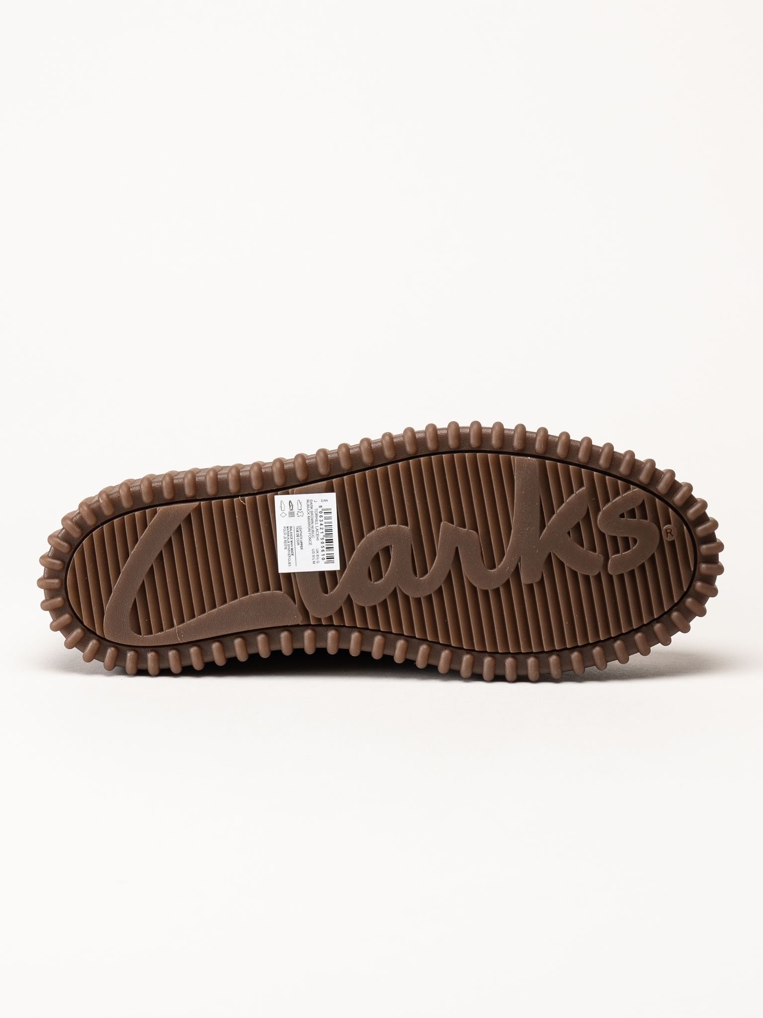 Clarks - Torhill Lace Hi - Mörkbruna snörskor