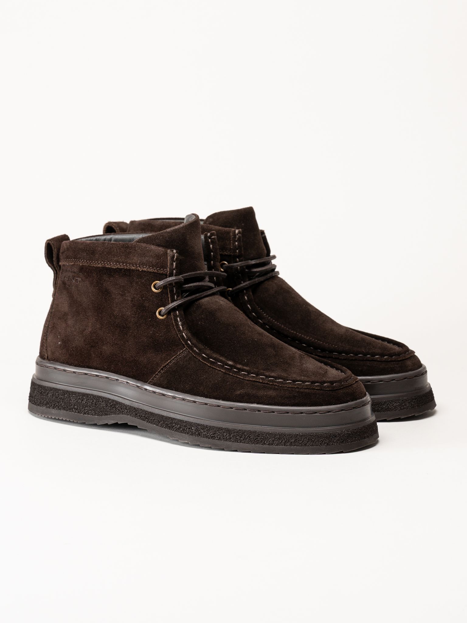 Gant Footwear - Blistown Mid - Mörkbruna fodrade boots
