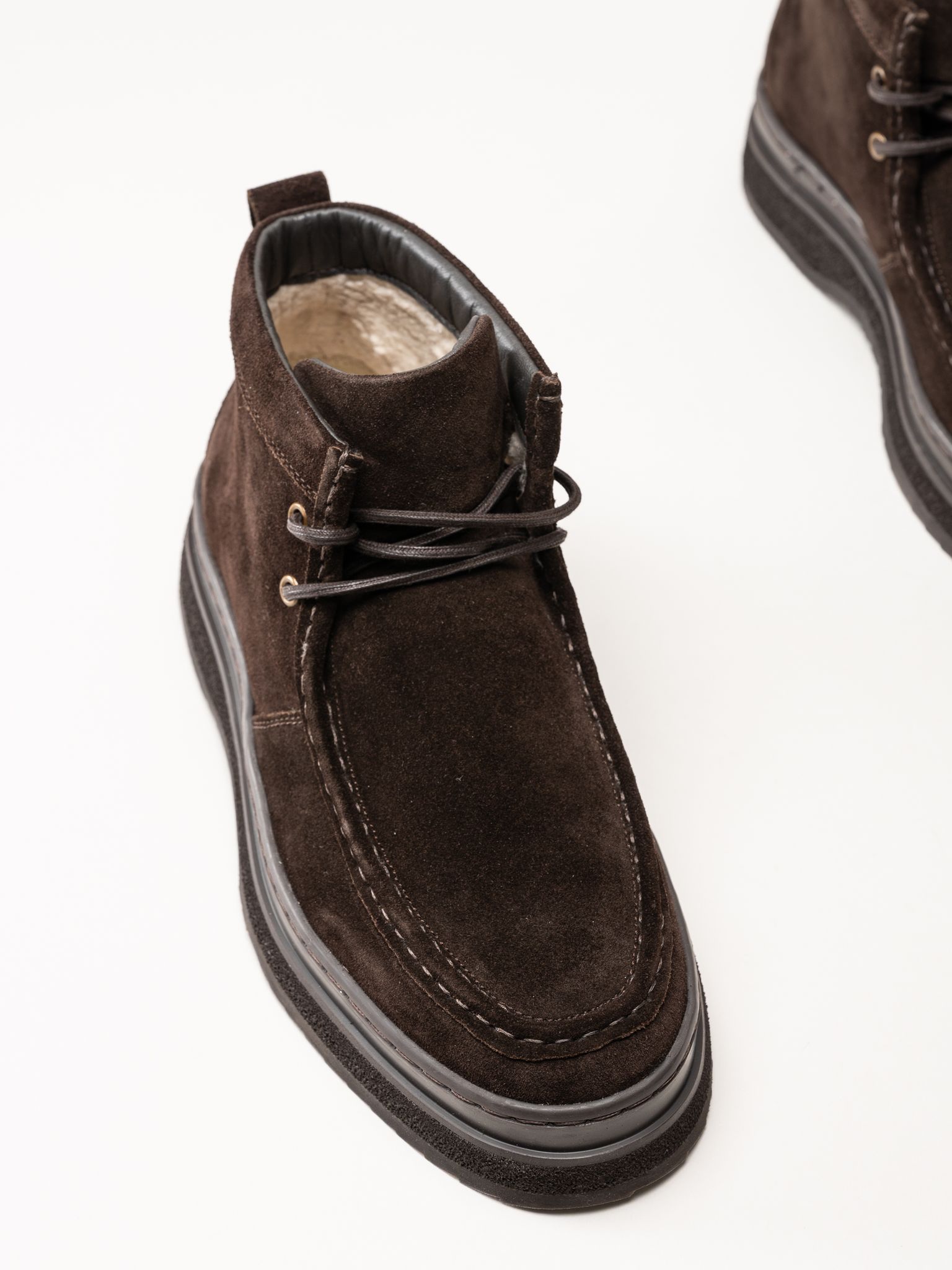 Gant Footwear - Blistown Mid - Mörkbruna fodrade boots