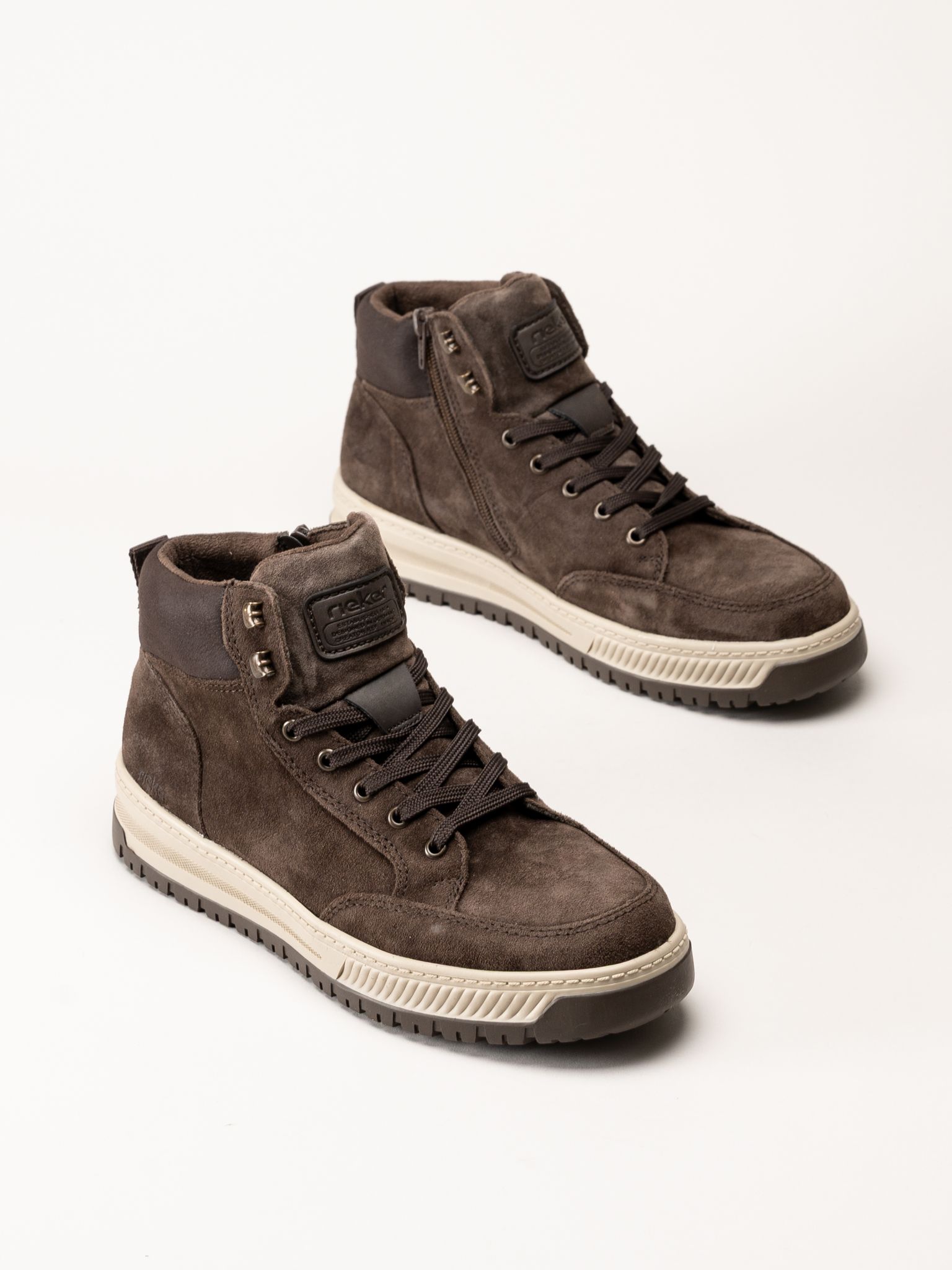 Rieker - Mörkbruna sneakers