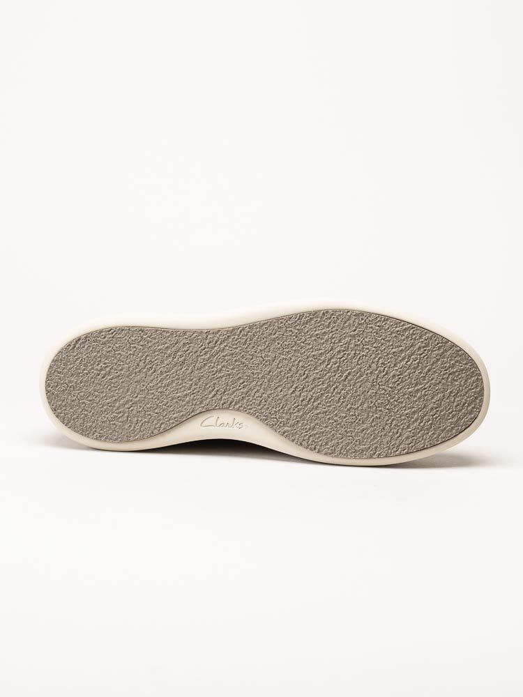 Clarks - Courtline Run - Beige sneakers i nubuck och mocka