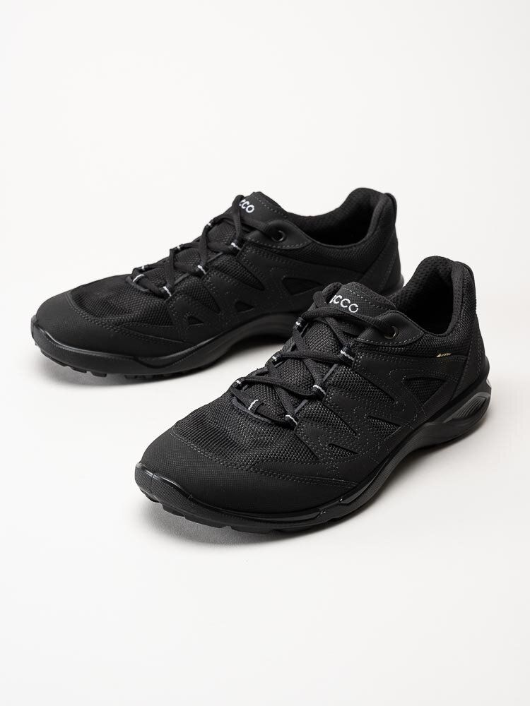 Ecco - Terracruise Lt M low GTX - Svarta snörskor med Gore-Tex