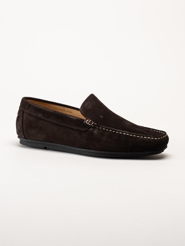Gant Footwear - Wilmon - Mörkbruna loafers i mocka