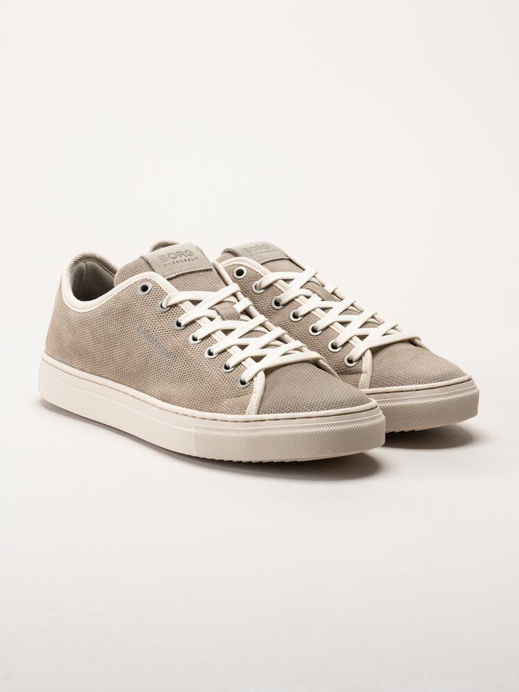 Björn Borg - SL100 CHP TRM m - Beige sneakers i mocka