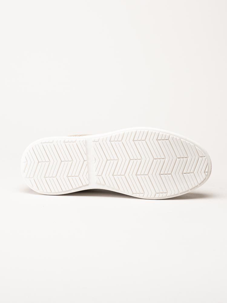 CC Resorts - Beige slip on skor i textil