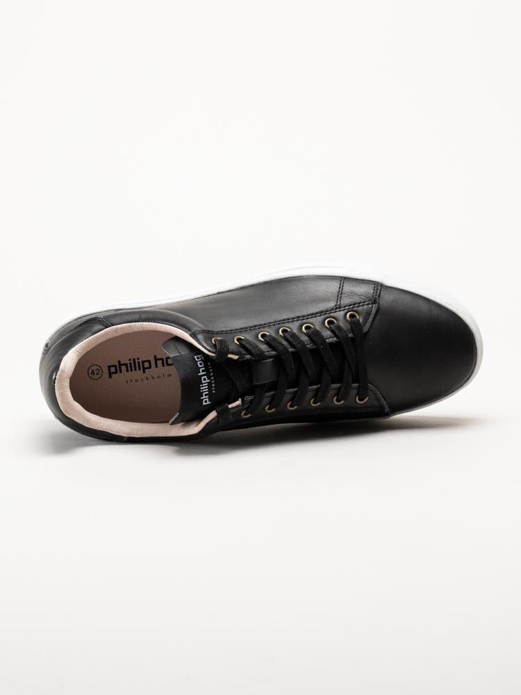 Philip Hog - Selim - Svarta sneakers i skinn