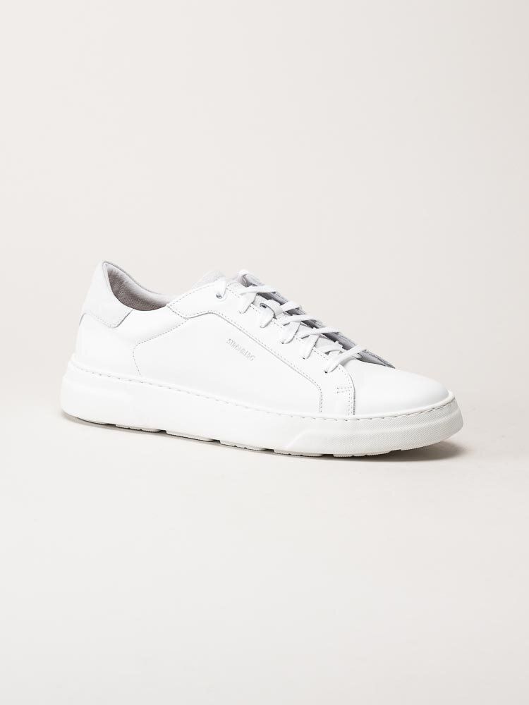 Strömberg - Gazzi - Vita sneakers i skinn