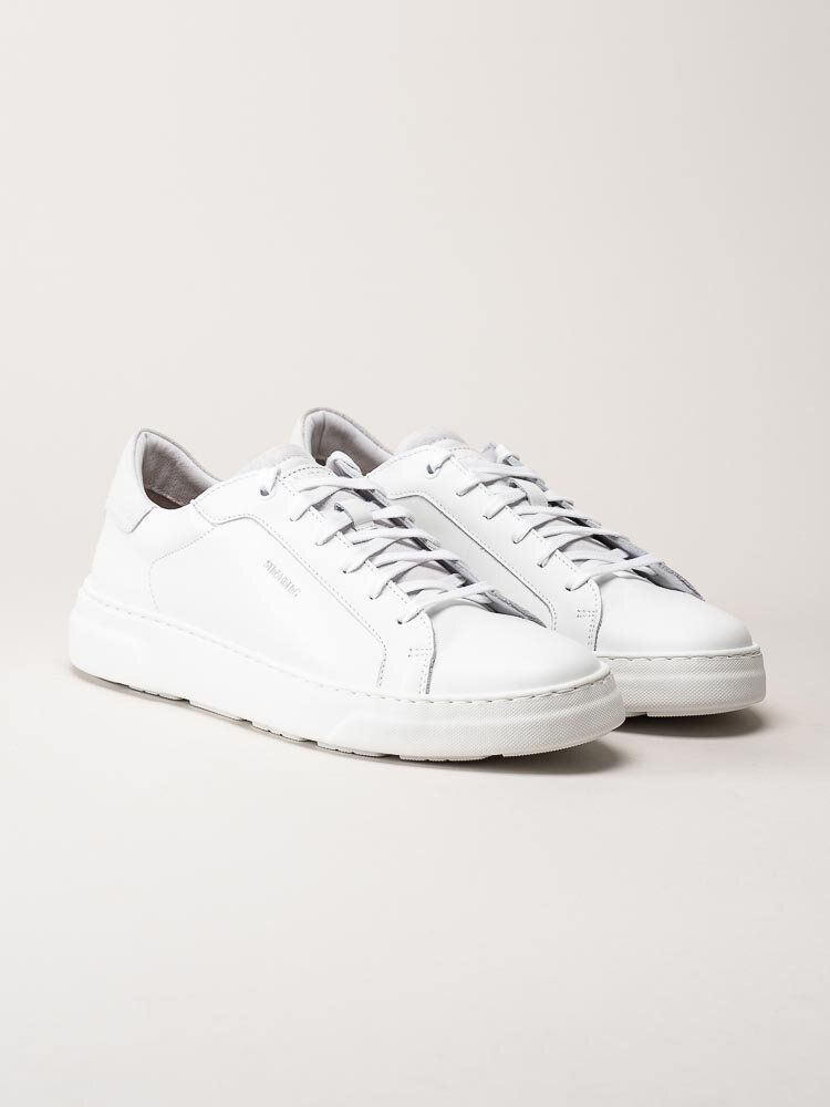 Strömberg - Gazzi - Vita sneakers i skinn