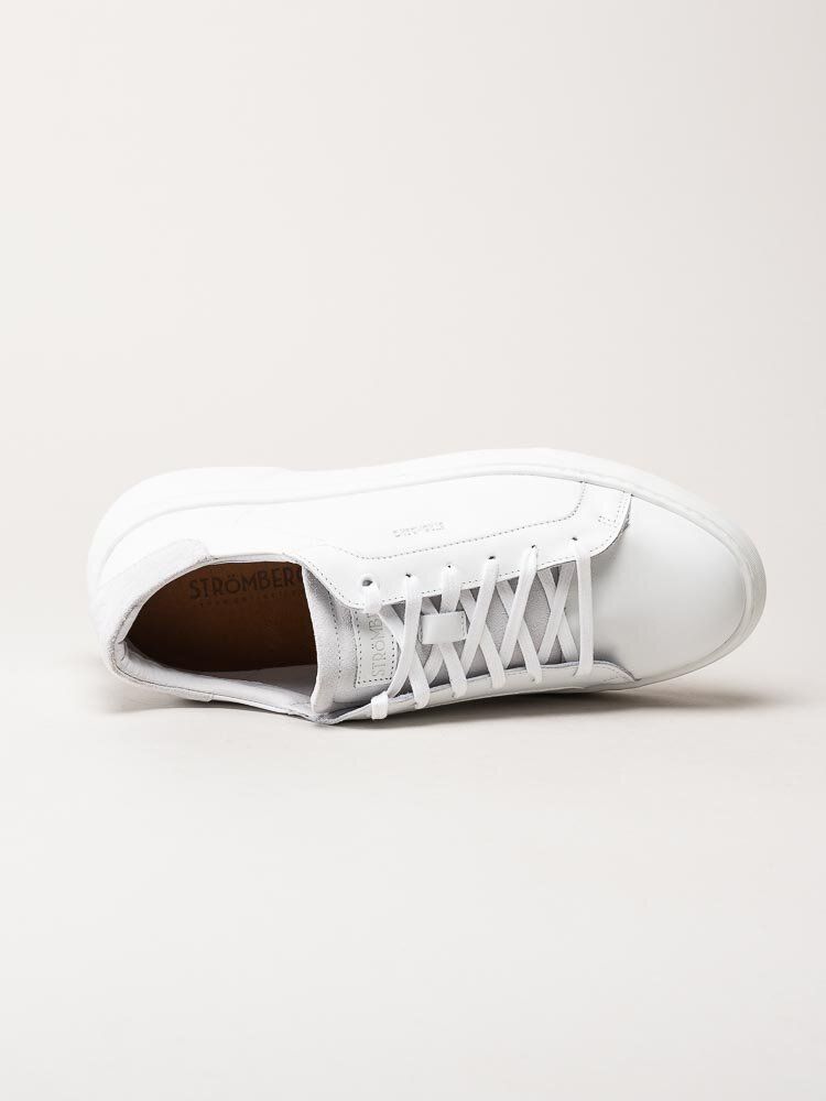 Strömberg - Gazzi - Vita sneakers i skinn