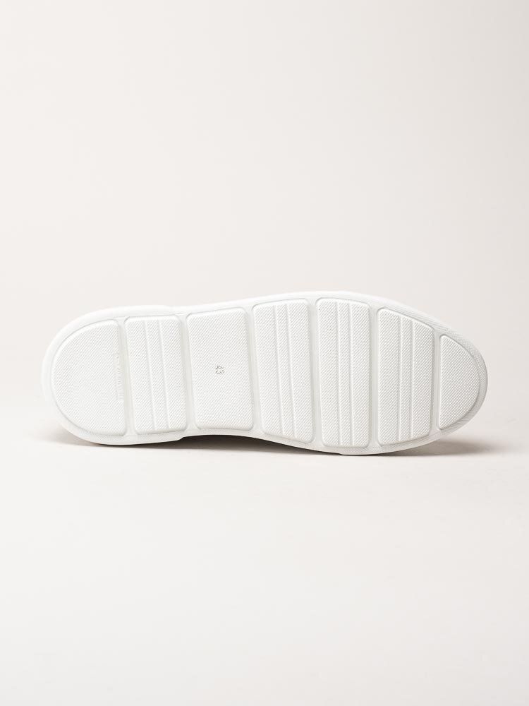 Strömberg - Gazzi - Vita sneakers i skinn