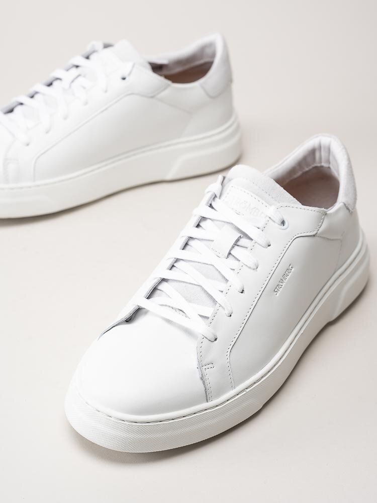 Strömberg - Gazzi - Vita sneakers i skinn