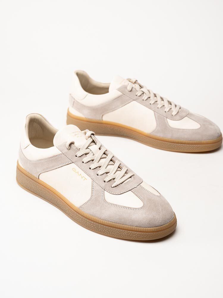 Gant Footwear - Cuzmo Sneaker - Beige sneakers skinn och mocka