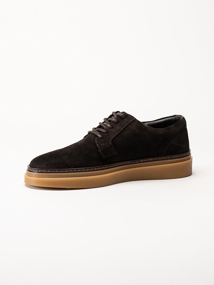 Gant Footwear - Kinzoon low lace - Bruna snörskor i mocka