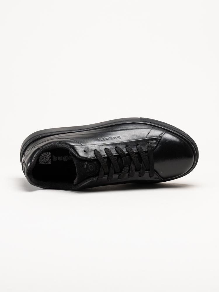 Bugatti - Svarta sneakers i skinn