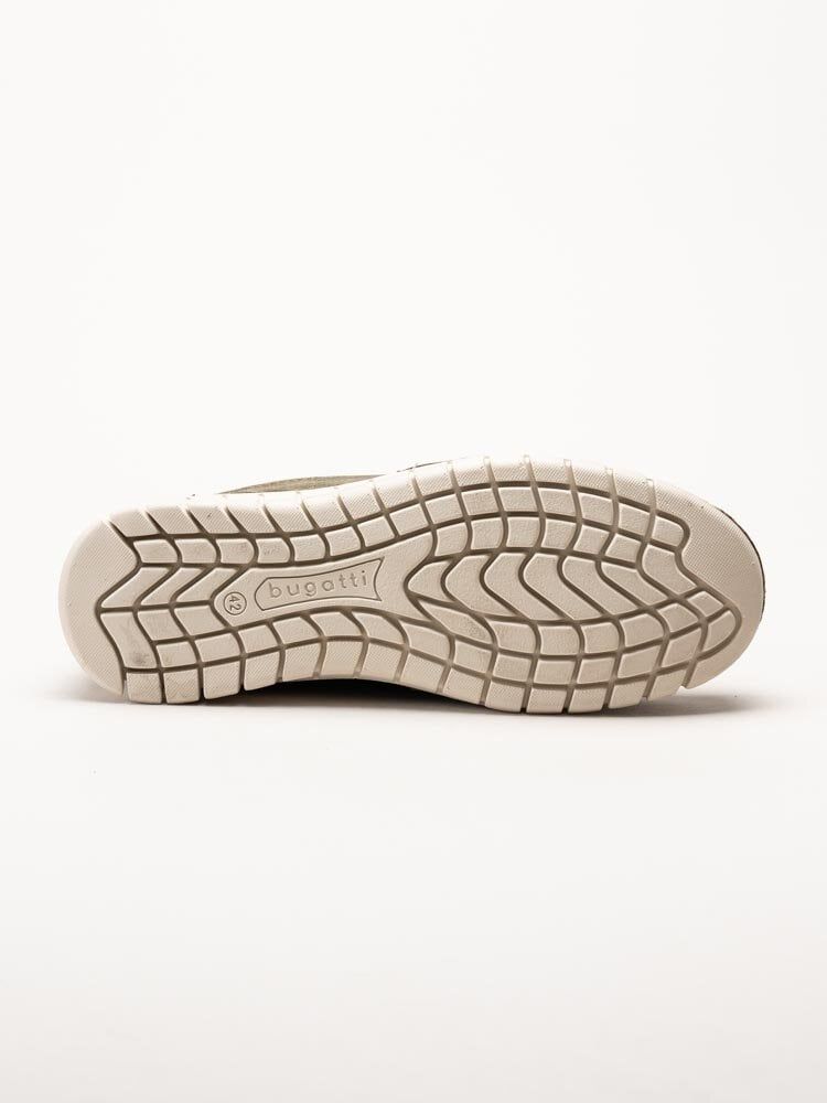 Bugatti - Gröna slip on skor i mocka