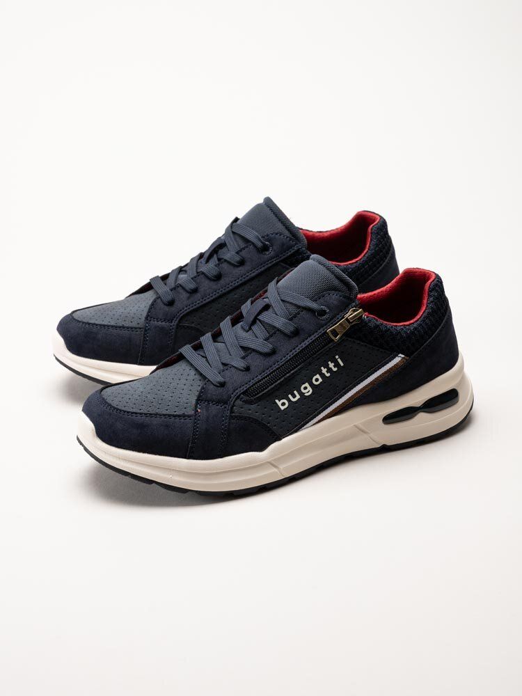 Bugatti - Mörkblå sportiga promenadskor