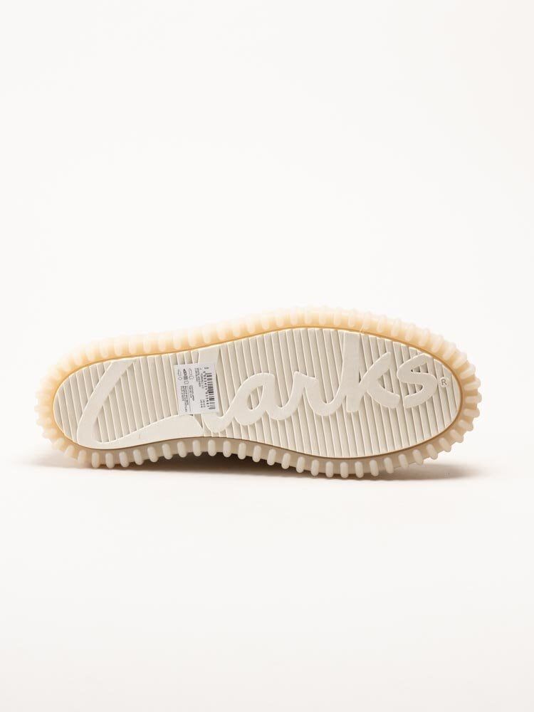 Clarks - Torhill Lo G - Vita skor i mjukt skinn
