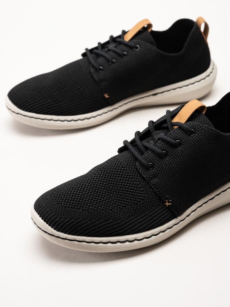 Clarks - Step Urban Mix G - Svarta textilskor