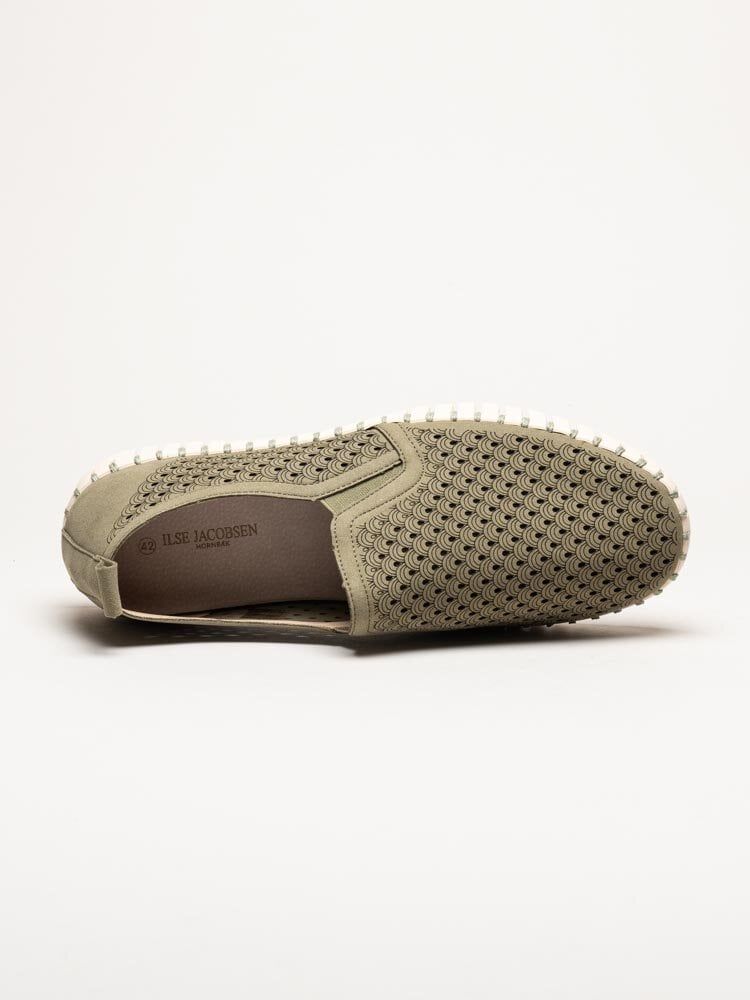 Ilse Jacobsen - Tulip Men - Gröna slip on skor