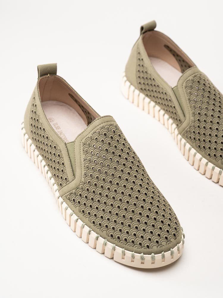 Ilse Jacobsen - Tulip Men - Gröna slip on skor