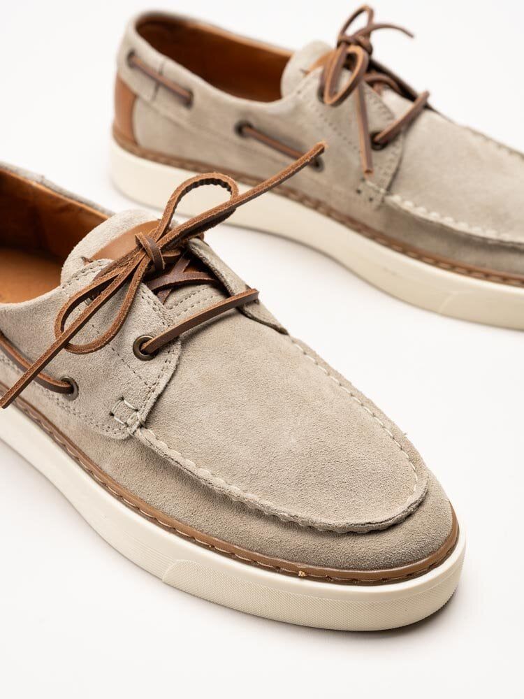 Strömberg - Riviera - Beige lågskor i mocka