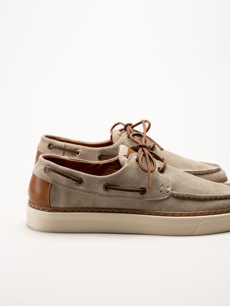 Strömberg - Riviera - Beige lågskor i mocka