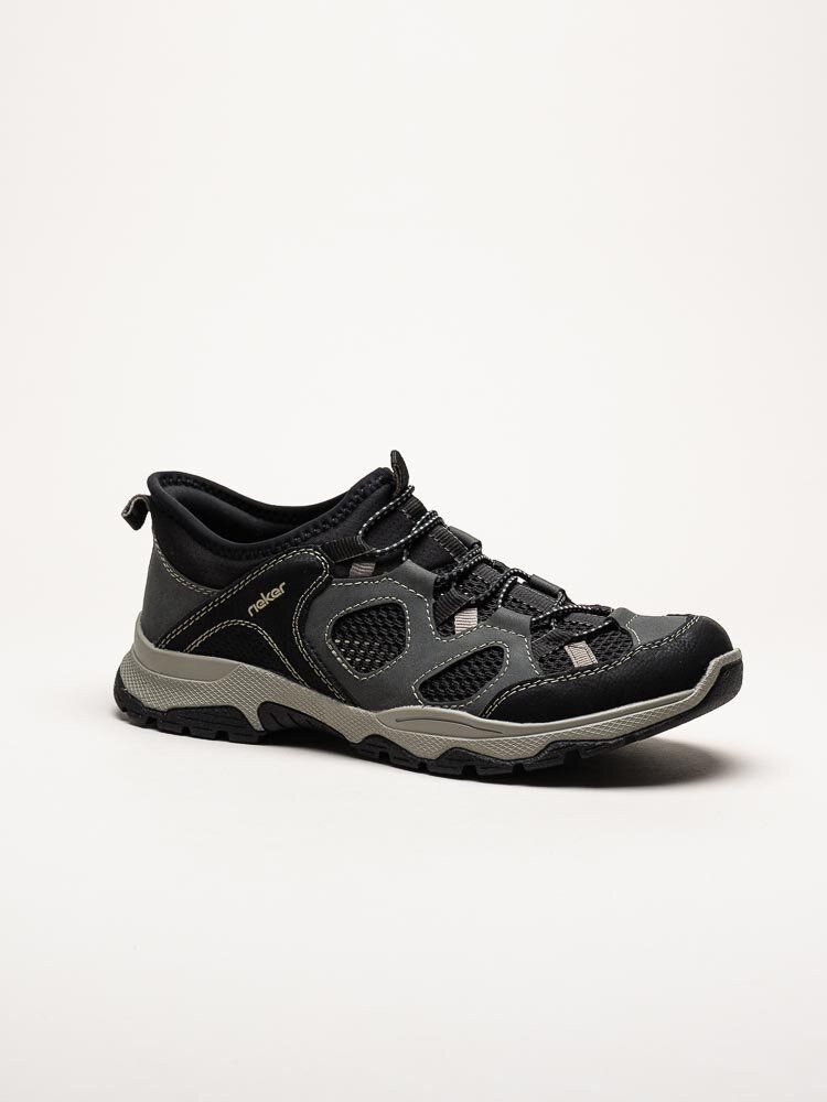 Rieker - Grå svarta fritidsskor