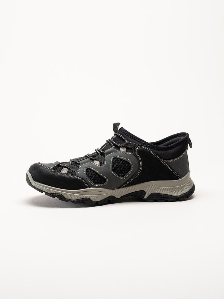 Rieker - Grå svarta fritidsskor