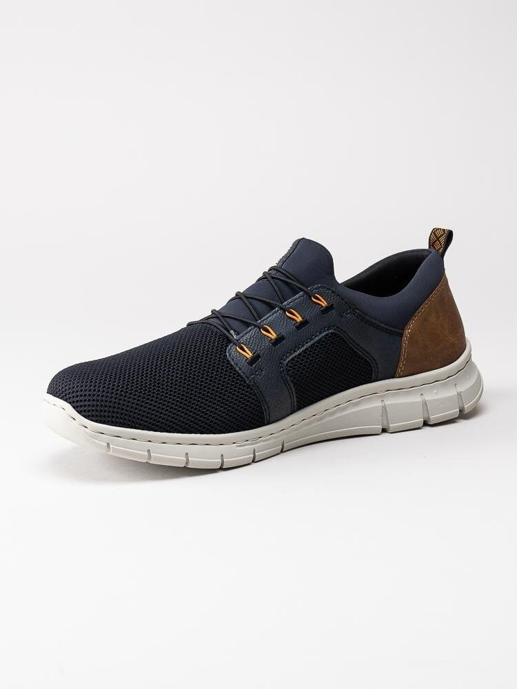 Rieker - Mörkblå sportiga slip on skor