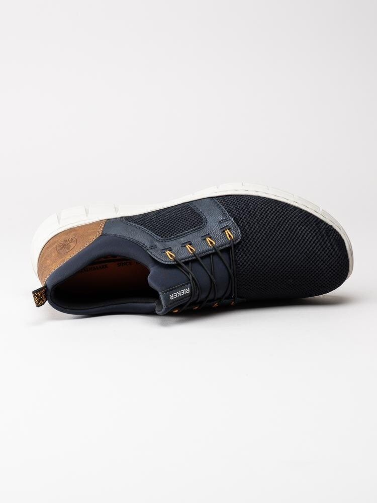 Rieker - Mörkblå sportiga slip on skor