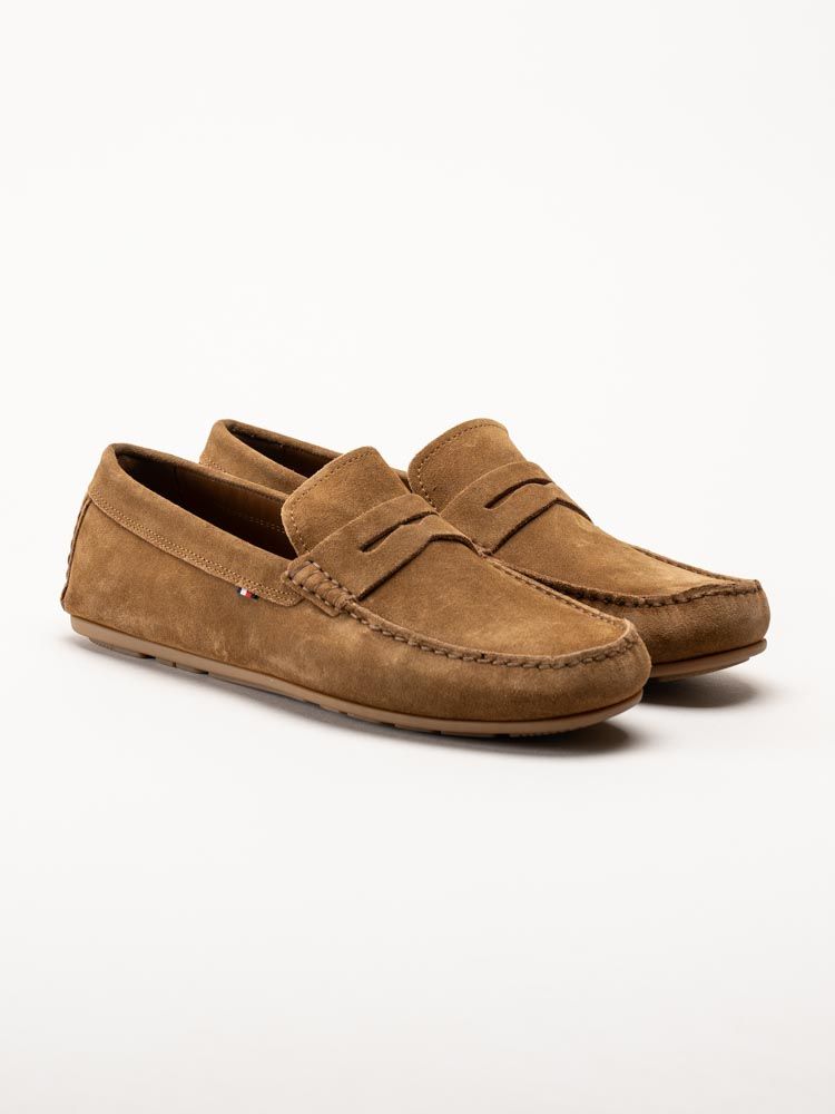 Tommy Hilfiger - Casual Hilfiger Suede Driver - Bruna loafers i mocka
