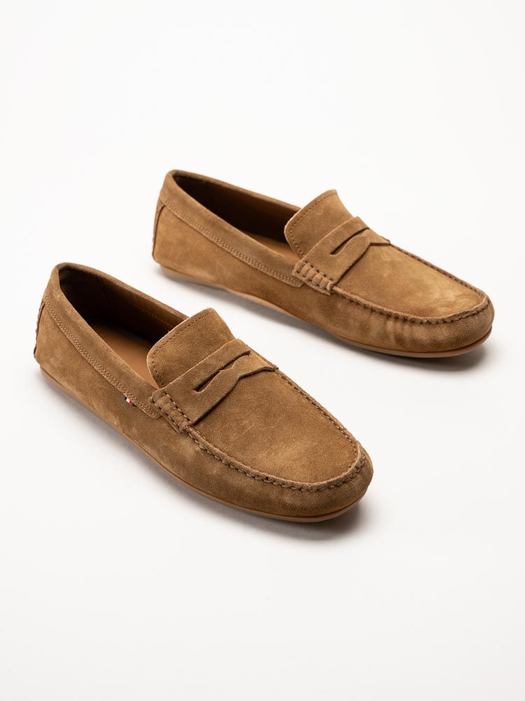 Tommy Hilfiger - Casual Hilfiger Suede Driver - Bruna loafers i mocka