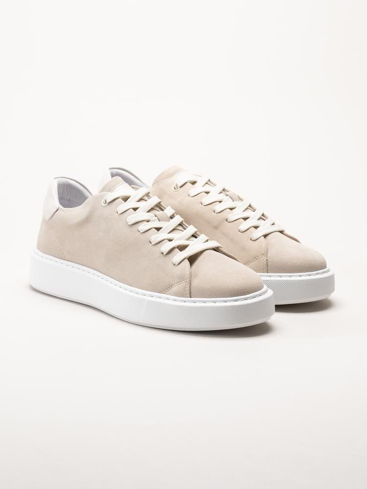 Johnny Bulls - Beige sneakers i mocka