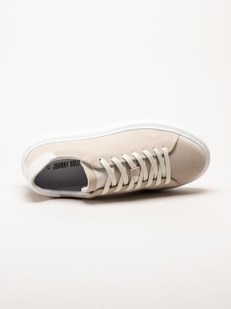 Johnny Bulls - Beige sneakers i mocka