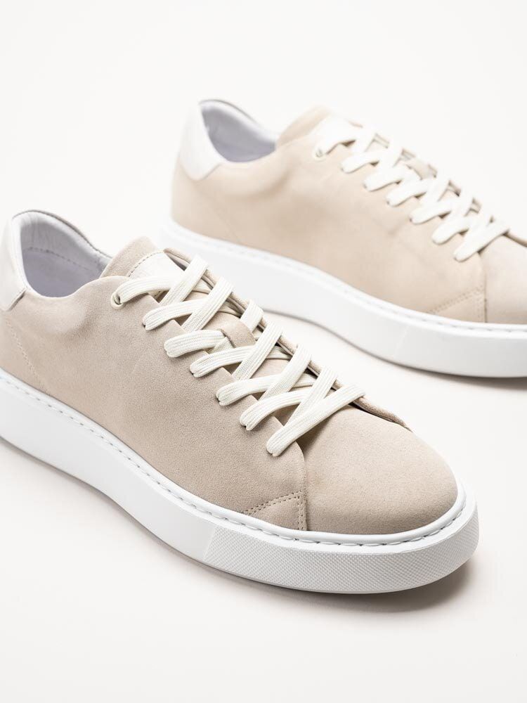 Johnny Bulls - Beige sneakers i mocka