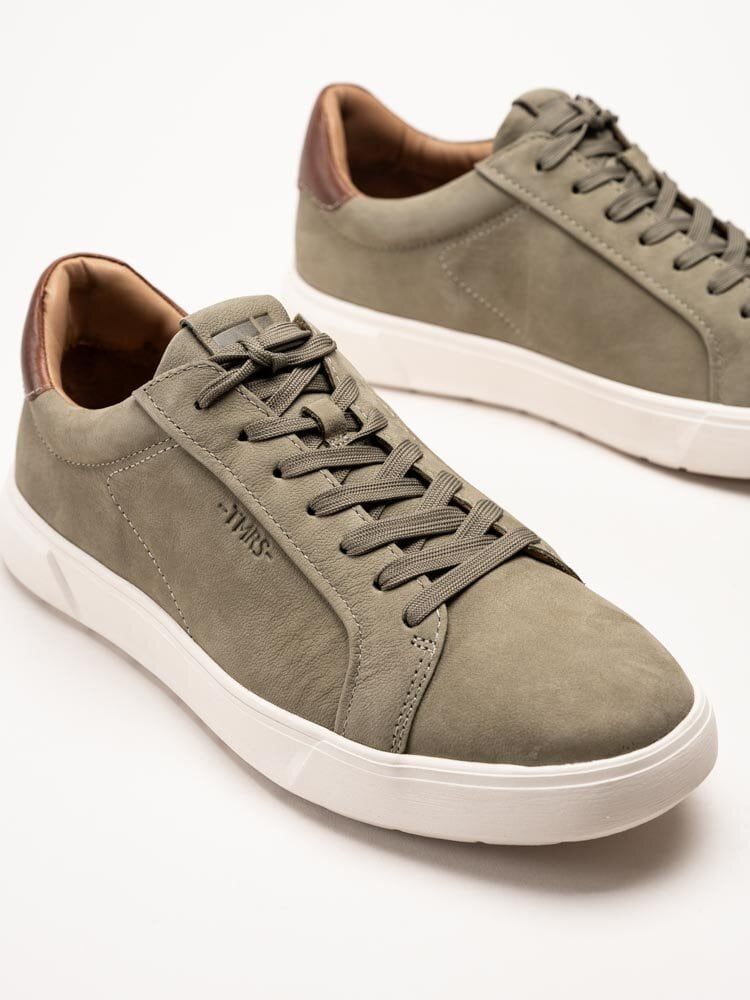 Tamaris Men - Gröna sneakers i nubuck