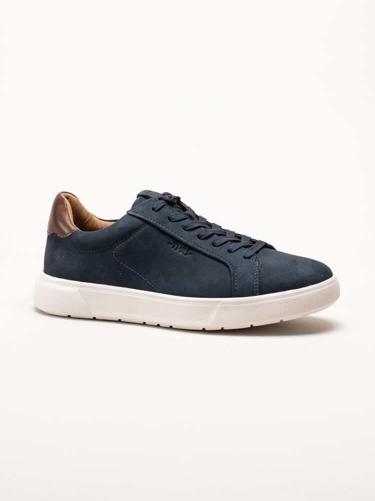 Tamaris Men - Blå sneakers i nubuck