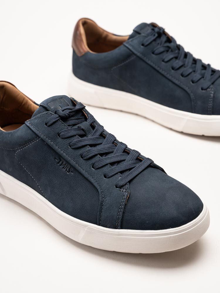 Tamaris Men - Blå sneakers i nubuck