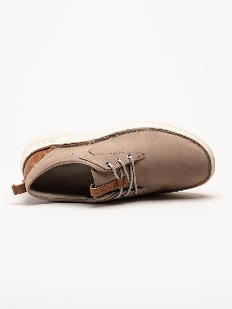 Hush Puppies - Mens Baylor - Beige promenadskor i nubuck