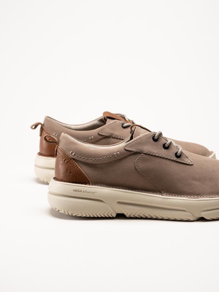 Hush Puppies - Mens Baylor - Beige promenadskor i nubuck