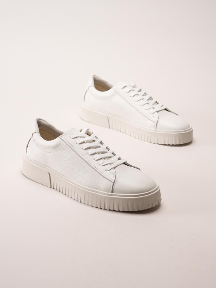 Vagabond - Derek - Vita sneakers i skinn