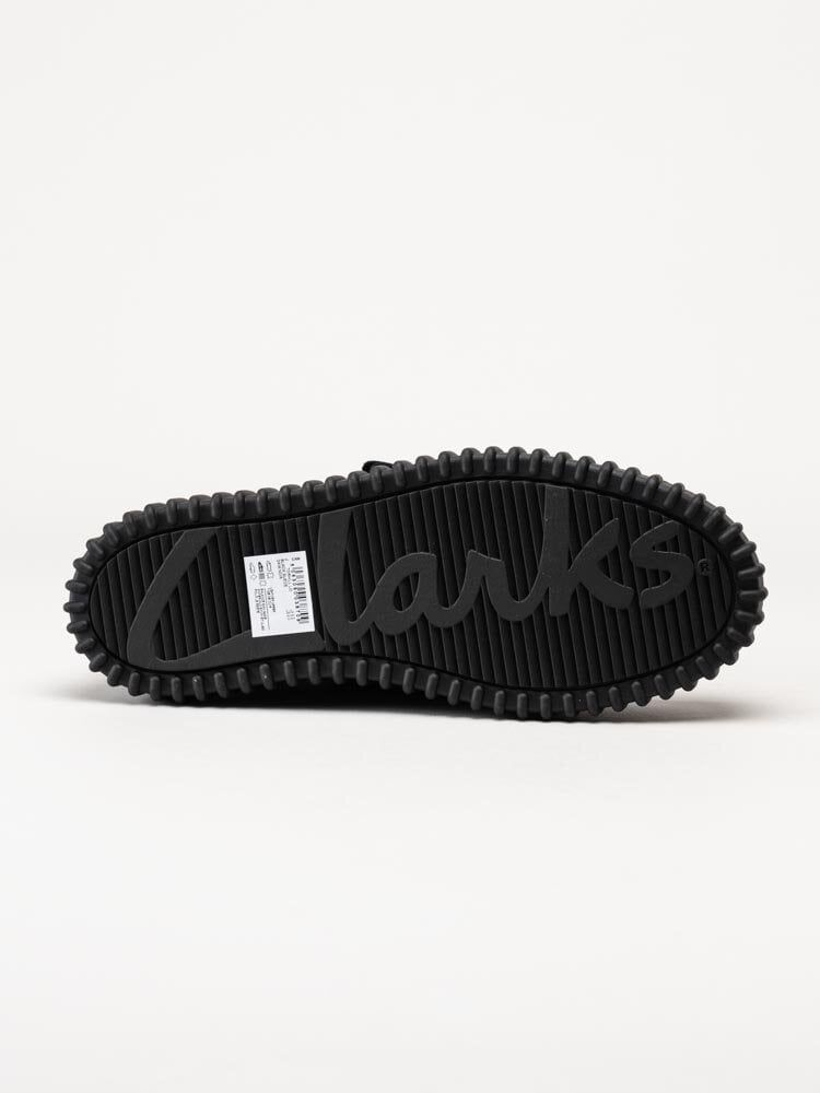 Clarks - Torhill lo G - Svarta snörskor i mocka