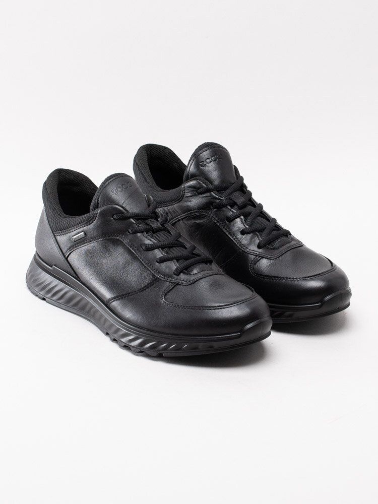 Ecco - Exostride Low GTX - Svarta promenadskor med Gore-Tex