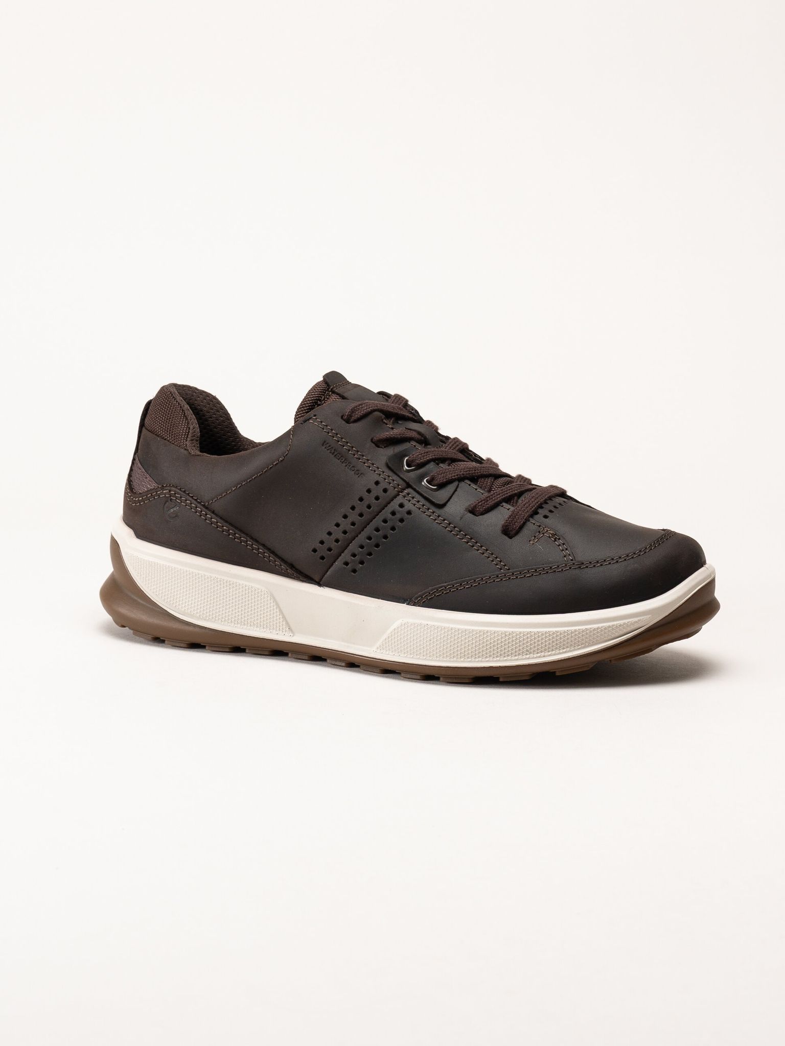 Ecco - Byway 2.0 Shoe WP - Bruna promenadskor i oljat skinn