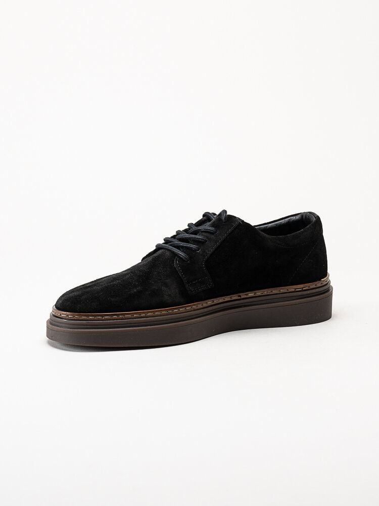 Gant Footwear - Kinzoon low lace - Svarta mockaskor med snörning