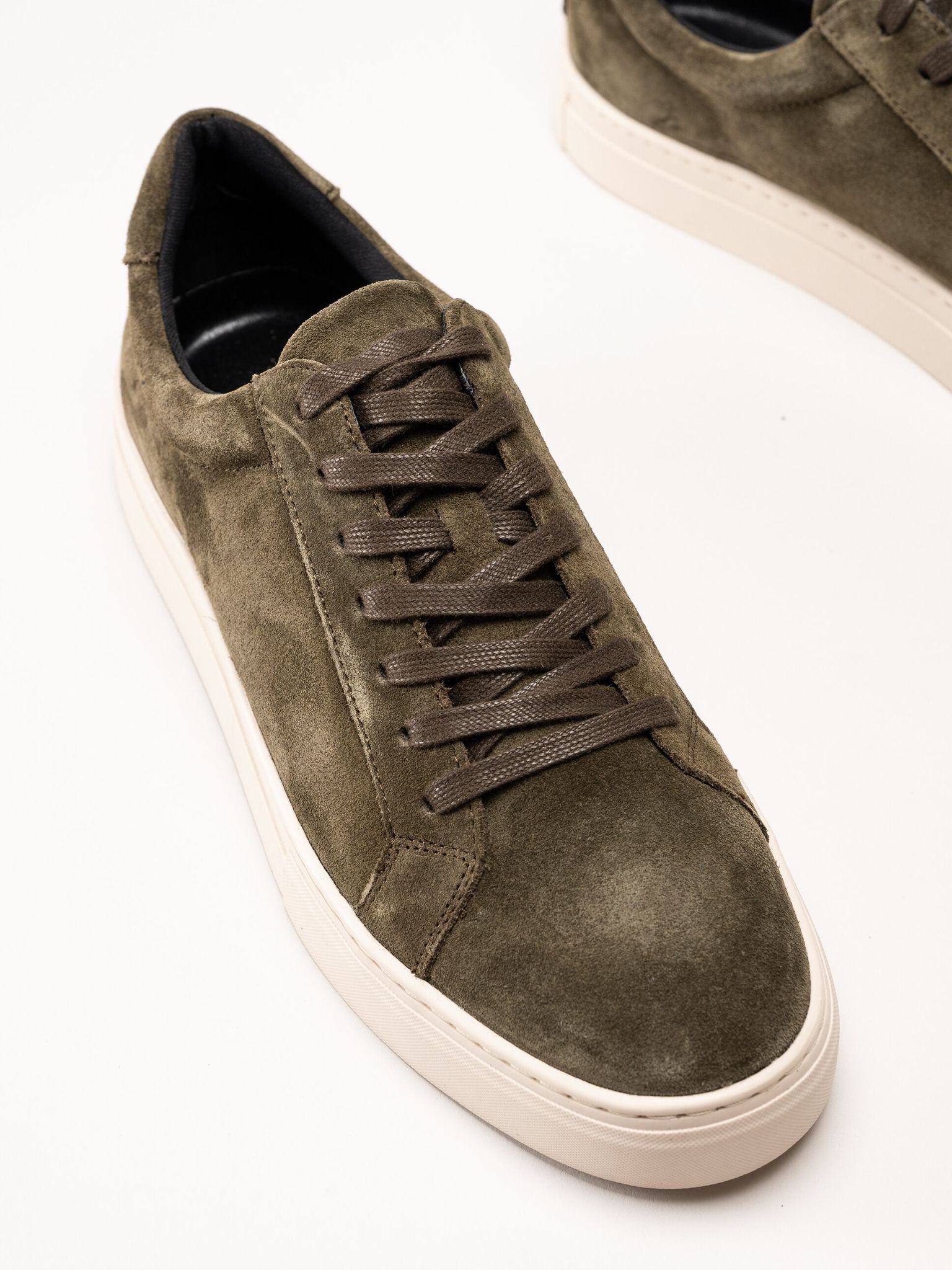 Vagabond - Paul 2.0 - Gröna sneakers i mocka