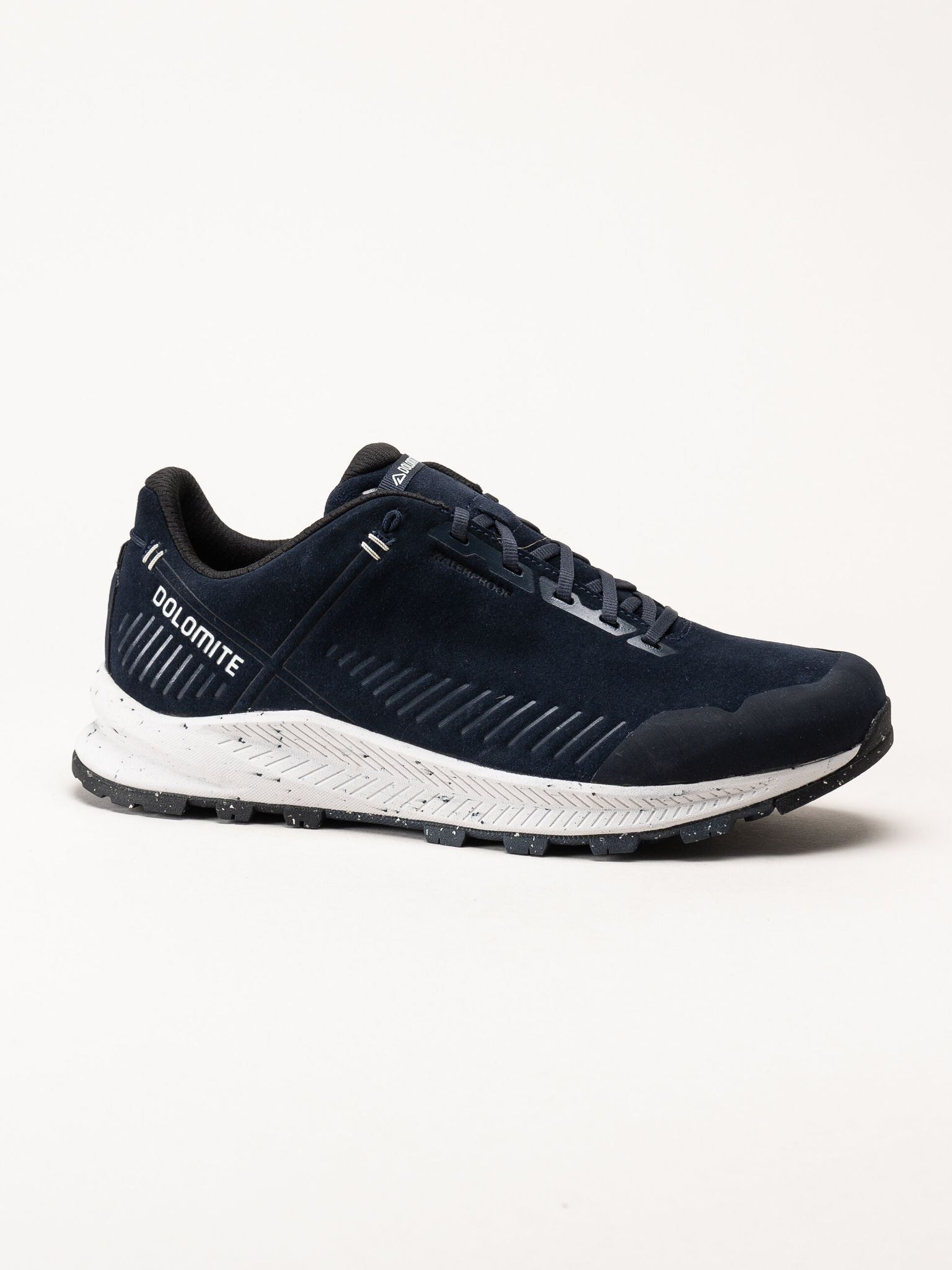 Dolomite - Carezza Leather WP Ms - Blå promenadskor i mocka