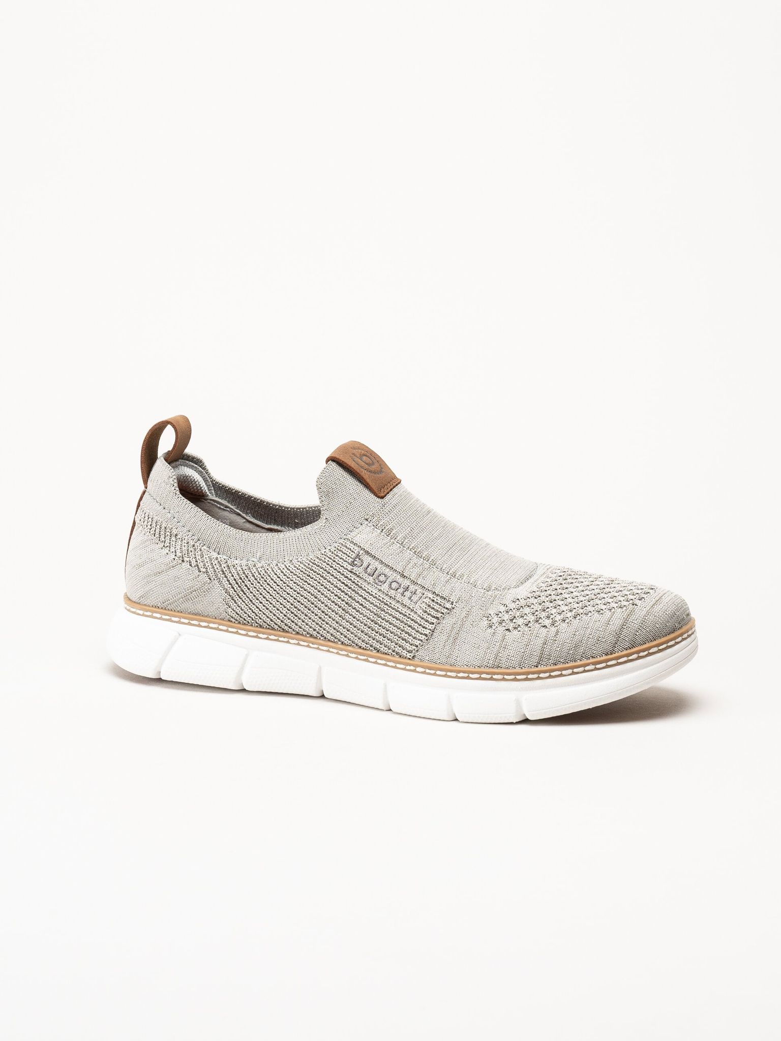 Bugatti - Passadena - Beige slip on sneakers i mesh