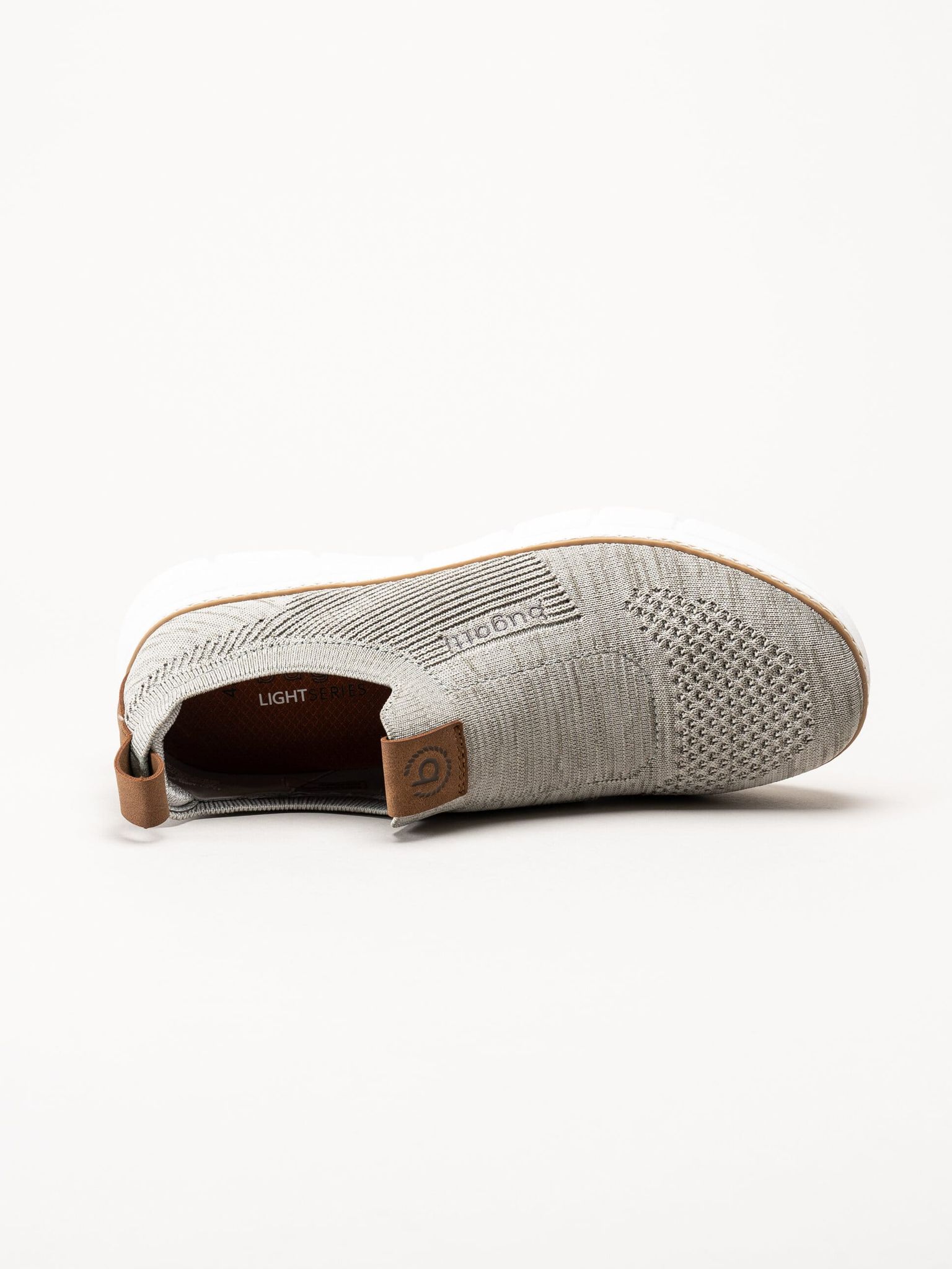 Bugatti - Passadena - Beige slip on sneakers i mesh