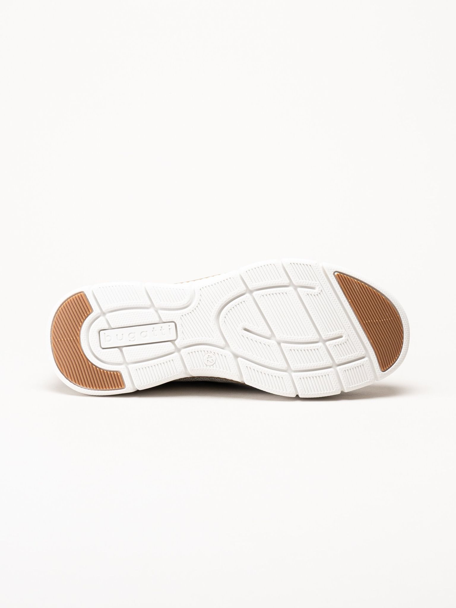 Bugatti - Passadena - Beige slip on sneakers i mesh